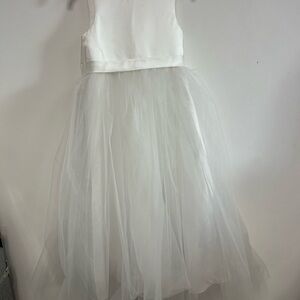 JJs House White Formal Kids Dress